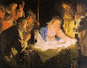 Gerrit van Honthorst Adoration of the Shepherds oil painting